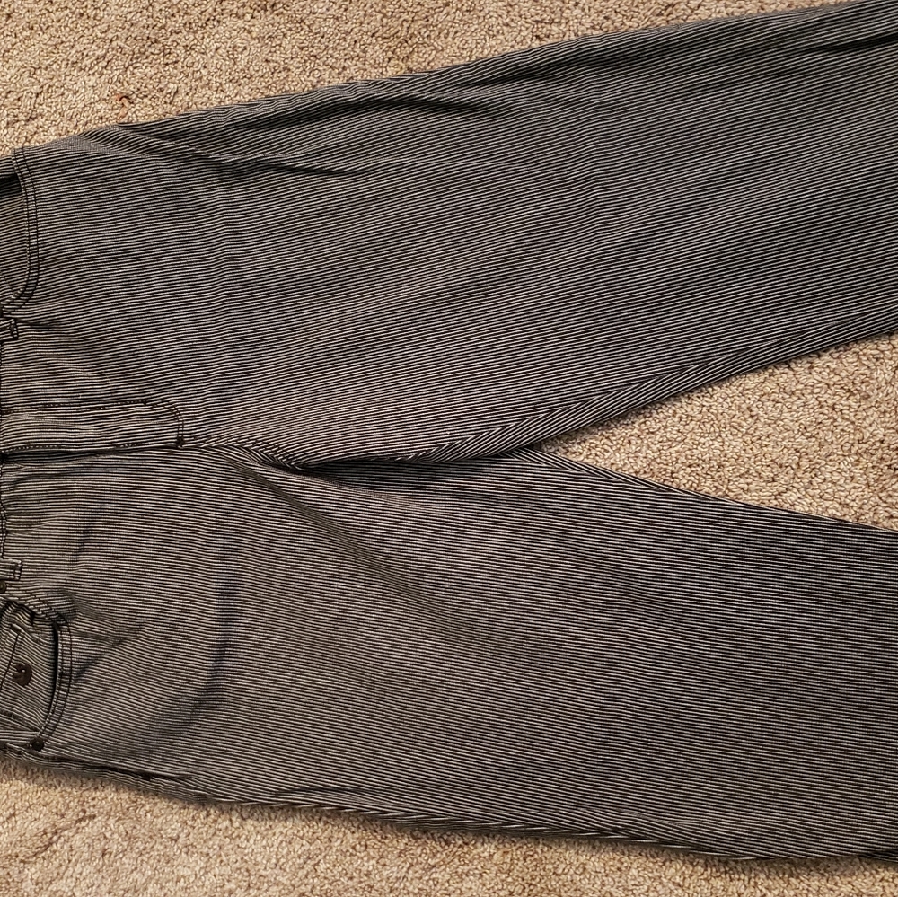 Top, bottoms, belt.